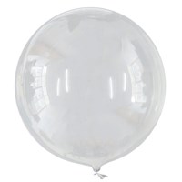 Balão Bubble 18"/45cm Transparente