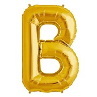 Balão Metalizado 80cm Dourado Alfabeto